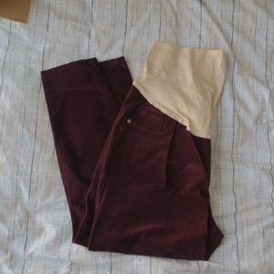 Old Navy Maternity Full-Panel Corduroy Pants